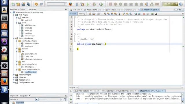 Integration Spring Struts2 Hibernate JAVA EE смотреть онлайн