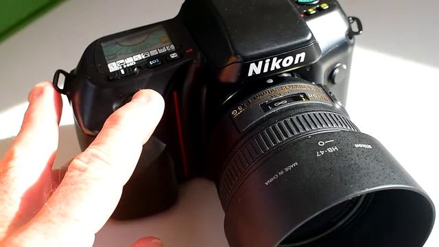 Fast Shooting Film Camera. Nikon n70. смотреть онлайн