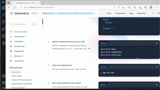 How to Use Tailwind CSS in React with Vite in 2023 - React Tailwind смотреть онлайн