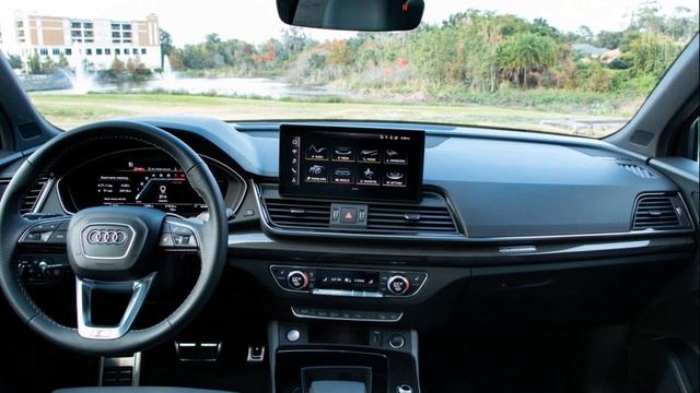 2022-2023 Audi Q5 S-Line White Exterior Interior Full HD View First look смотреть онлайн