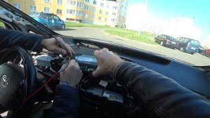 Приус 20 потухла панель