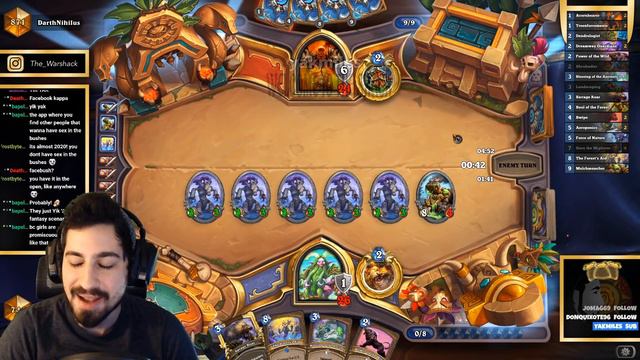I AM Groot Treant Druid - Top 500 Legend - Hearthstone Descent Of Dragons смотреть онлайн