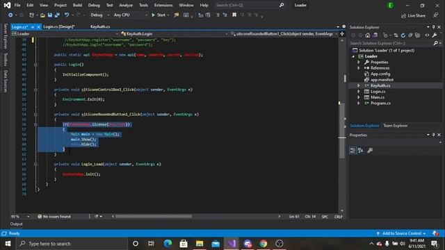 KeyAuth C# Setup смотреть онлайн