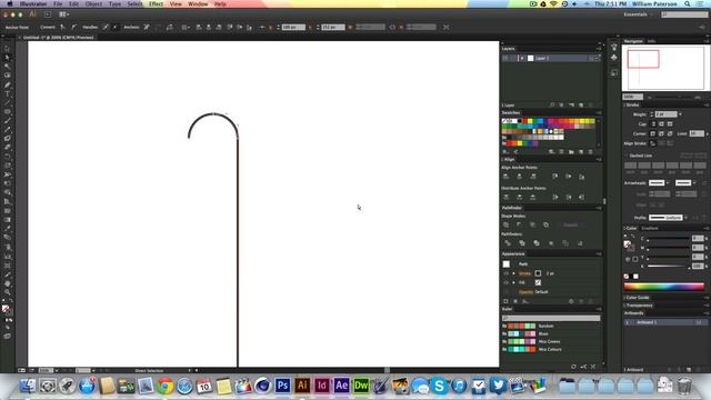 How To Make Abstract Shapes In Illustrator CS6 CC Tutorials смотреть онлайн