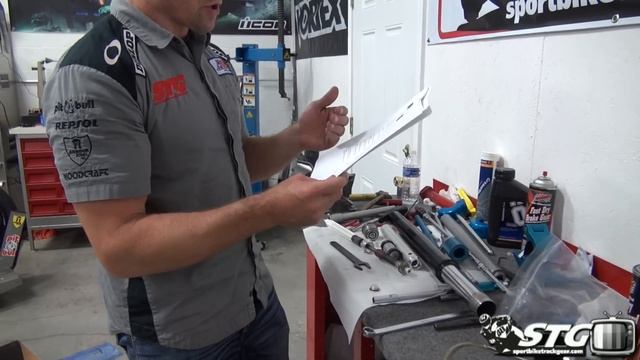 How to Install Honda CBR1000RR 30mm Cartridge Kit w/Springs from Sportbiketrackgear.com смотреть онлайн