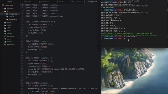 Hosting a Ruby/Sinatra/PSQL website on Heroku смотреть онлайн