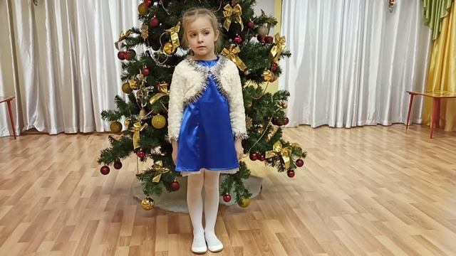 Васюкова Дарья. А. Барто "Дело было в январе..." смотреть онлайн