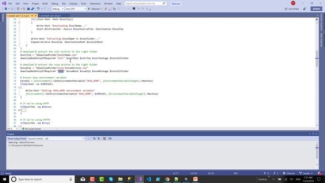Installing SOLR v7.2.1 with PowerShell Script смотреть онлайн