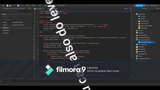 How to make a checkpoint gui in roblox смотреть онлайн
