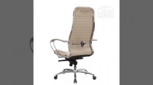 Офисное кресло Метта Samurai KL-1.04, Экокожа, белый лебедь