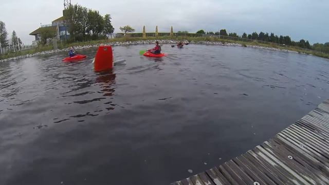 Flatwater Loop / cartwheel playboating freestyle HD смотреть онлайн