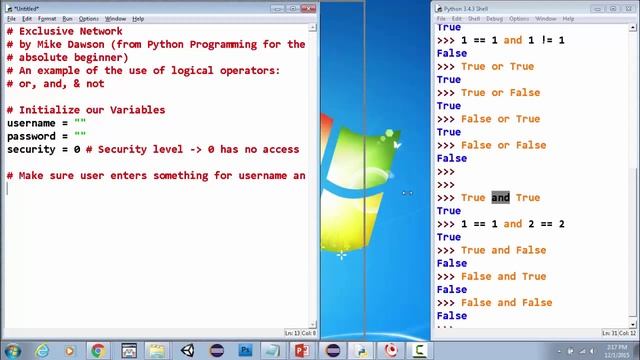 Comparison Statements with Logical Operators in Python - Part 1 смотреть онлайн