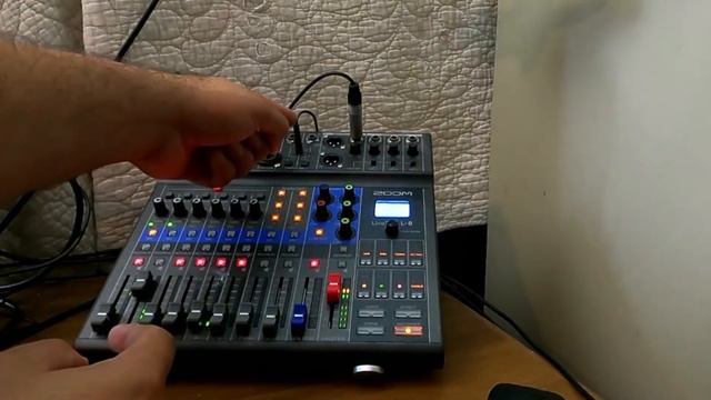 Zoom LiveTrak L-8 Podcast Recorder!