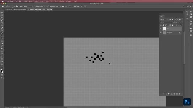 How to Make Pixel Art [Tutorial for Beginners] | Adobe Photoshop смотреть онлайн