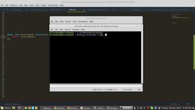 LaraSteps: 2-How to write Routes with Closure in Laravel (Laravel 5.4) смотреть онлайн