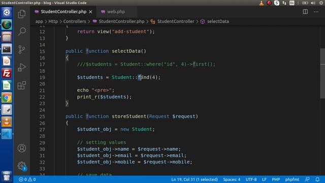 Learn Laravel 8 Beginners Tutorial #31 - Model With Database - Selecting Data from Table смотреть онлайн