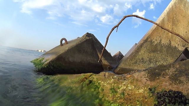 Эпизод 4. Подплыли к кубам где-то по центру длины мола Новороссийска смотреть онлайн