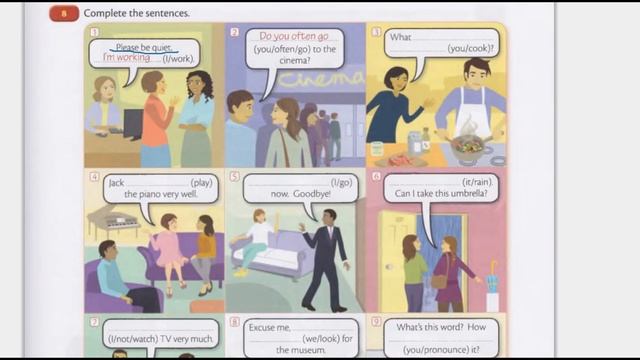 Present Continuous in Use - Настоящее продолженное: вопросительная форма, Наст. простое или продолж смотреть онлайн