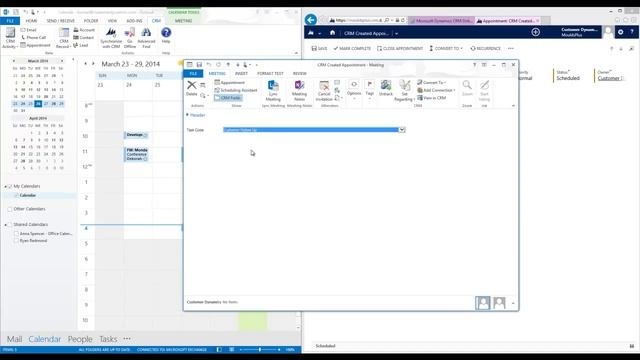 CRM 2013 Sync and Update CRM Fields In Outlook (CRM Sync Part 3of3) смотреть онлайн