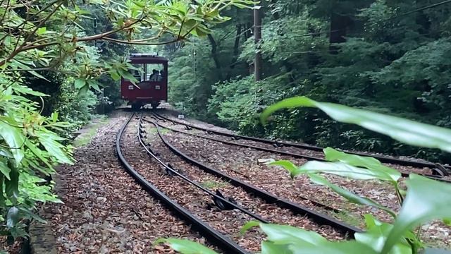 18.06.2022 года. Фуникулёр Цукуба на гору Цукуба в области Ибараки. смотреть онлайн