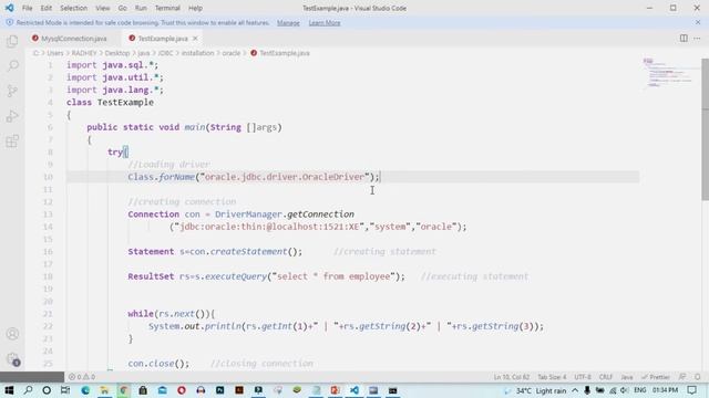Installation JDBC driver in java | Oracle & MySQL | #YouTube смотреть онлайн