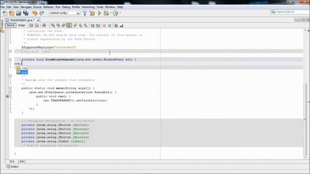 HOW TO MAKE JFRAME TRANSPARENT IN JAVA NETBEANS. смотреть онлайн
