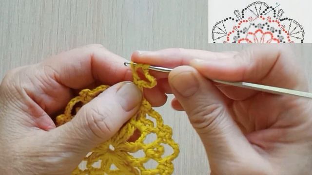 МОТИВ КРЮЧКОМ. ШЕСТИУГОЛЬНИК смотреть онлайн