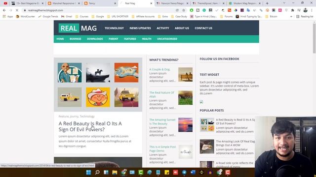 Top 9 Free Magazine Blogger Templates To Create Professional website смотреть онлайн