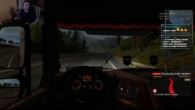 Виртуальный дальнобой в игре ,,Euro Truck Simulator 2,, №19 смотреть онлайн