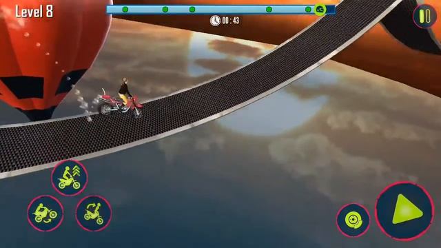 games,bike stunt tricks master, Motorcycle and exciting toys смотреть онлайн