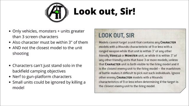 Look Out Sir! New Character Targeting Rules in 9th make it easier to shoot characters... смотреть онлайн
