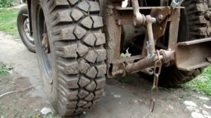 Пахота самодельным плугом на самодельном минитракторе