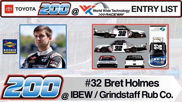 2023 NASCAR Craftsman Truck Series Toyota 200 Entry List смотреть онлайн