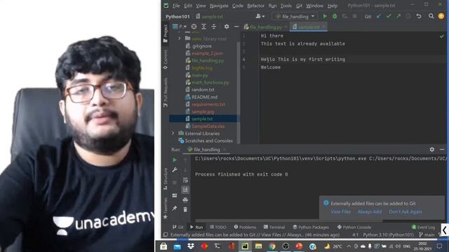 File Handling | Basics of Python - 7 | MASTER WEB BACKEND | Soham Mukherjee смотреть онлайн