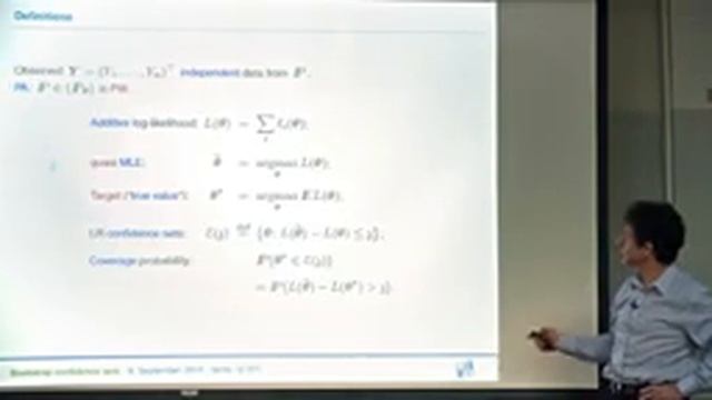 [Коллоквиум]: Gaussian multiplier bootstrap in high dimension with applications to model selection смотреть онлайн