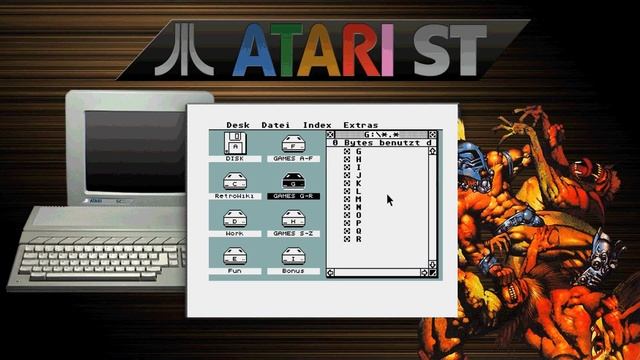 Atari ST 6GB Games, Demos, HD Image смотреть онлайн