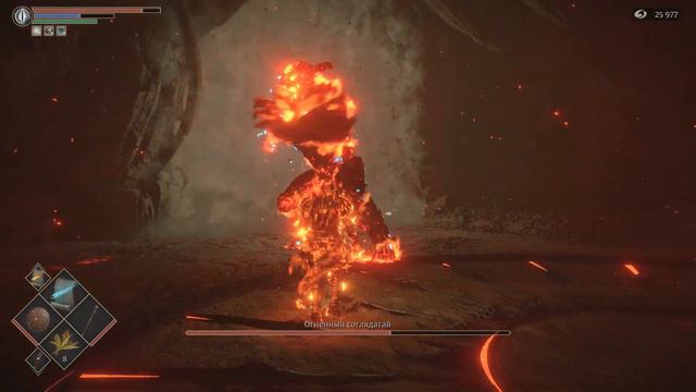 Игра PS5 - Demon's Souls. Прохождение босса - Огненный соглядатай! 4К. смотреть онлайн