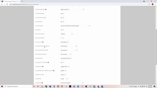 Fantasy Football (For Beginners): Create a League in Yahoo-EP#2 смотреть онлайн