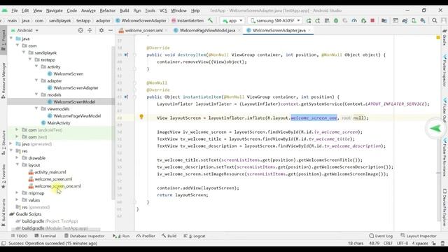 Android MVVM Architecture, DATABINDING, VIEWPAGER, EDITTEXT and BUTTON CONTROL-STEP 1 смотреть онлайн