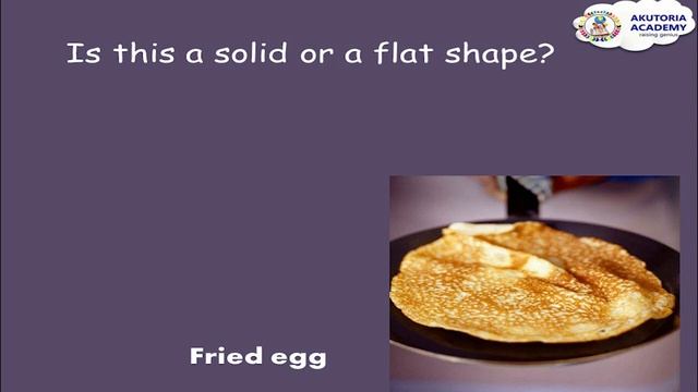 Solid Shapes Vs Flat Shapes