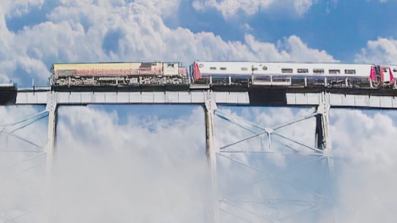 ПОЕЗД В ОБЛАКАХ! Как такое возможно? Здесь железная дорога на высоте 4220м смотреть онлайн