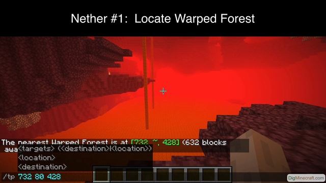 How to use the /locatebiome command in Minecraft Java Edition (Nether Update) смотреть онлайн
