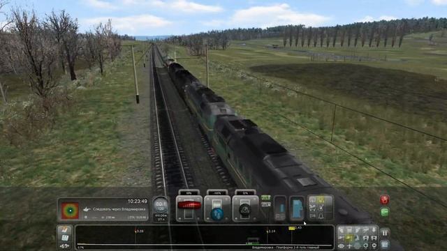 Train Simulator Classic маршрут им Шевченко Цветково везу тепловозы на ремонт на ТЭМ2 смотреть онлайн