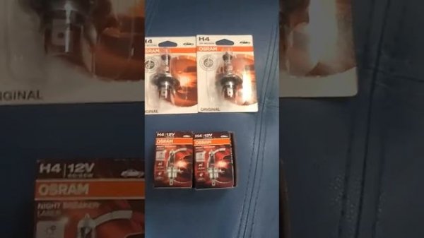 Оригинальные лампы  osram h4  12v 60/55w для многих современных автомобилей