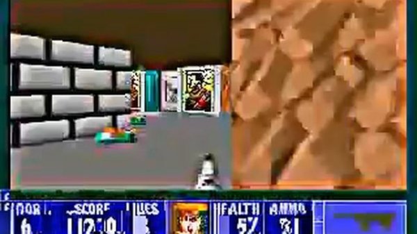 Wolfenstein 3D. Эпизод 6 - Confrontation (полное прохождение)