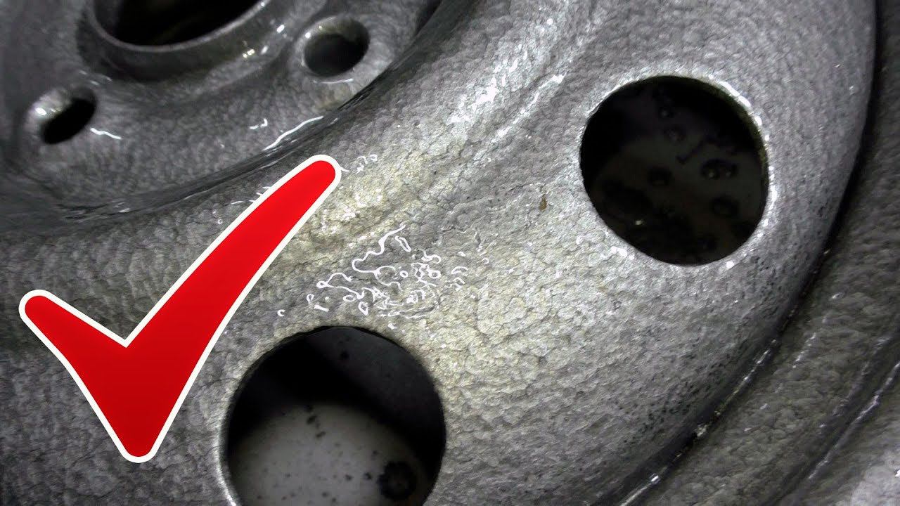 Покраска штампованных колесных дисков молотковой краской смотреть онлайн