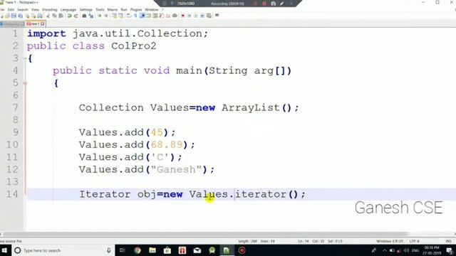 Java Collection for beginners | Generic | iteration | Array List | Ganesh CSE смотреть онлайн