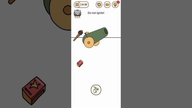 Brain Find Level 22 Answer - Do Not Ignite, смотреть онлайн