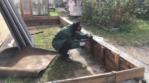 Ленточный фундамент под сарай. Что получилось?