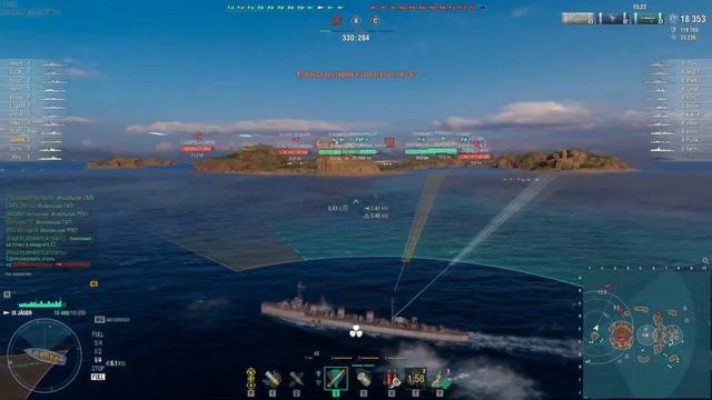 ЭСМИНЕЦ JAGER! ВЕЧНО МОЛОДОЙ, ВЕЧНО ТОРПЕДНЫЙ! МИР КОРАБЛЕЙ/WORLD OF WARSHIPS смотреть онлайн